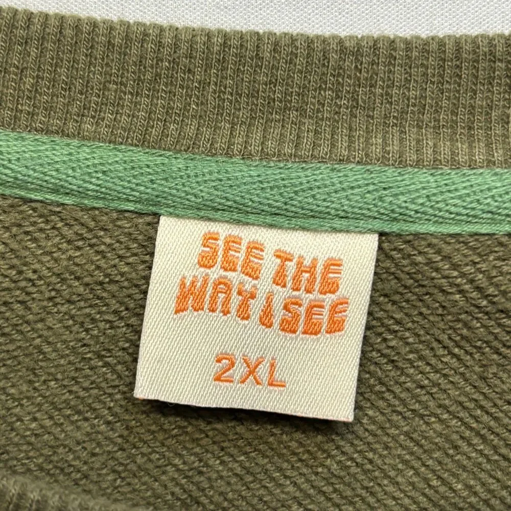 See The way I see Adult Unisex Pullover Sweatshirt Size 2XL Anxious D121 -17